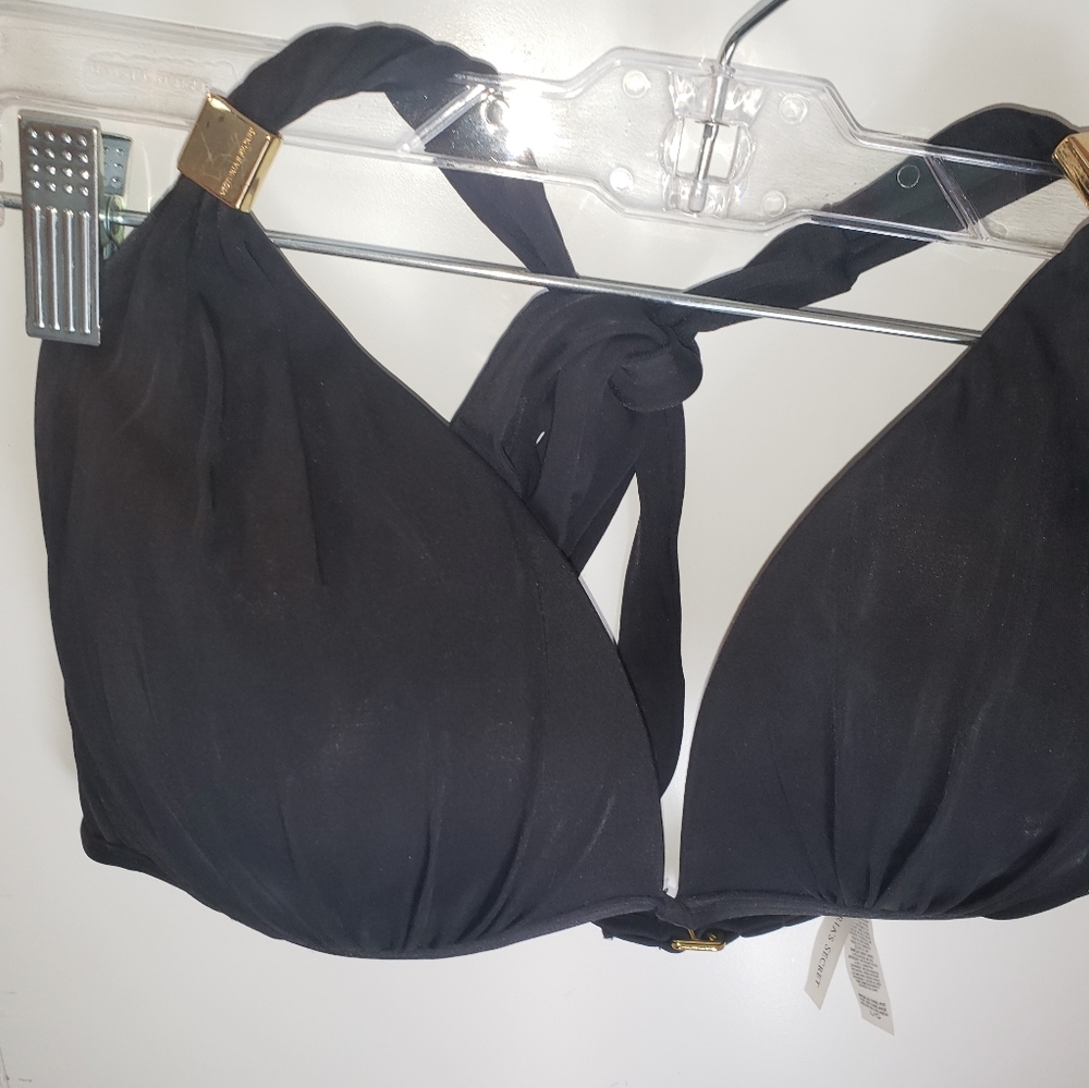 Black bikini top